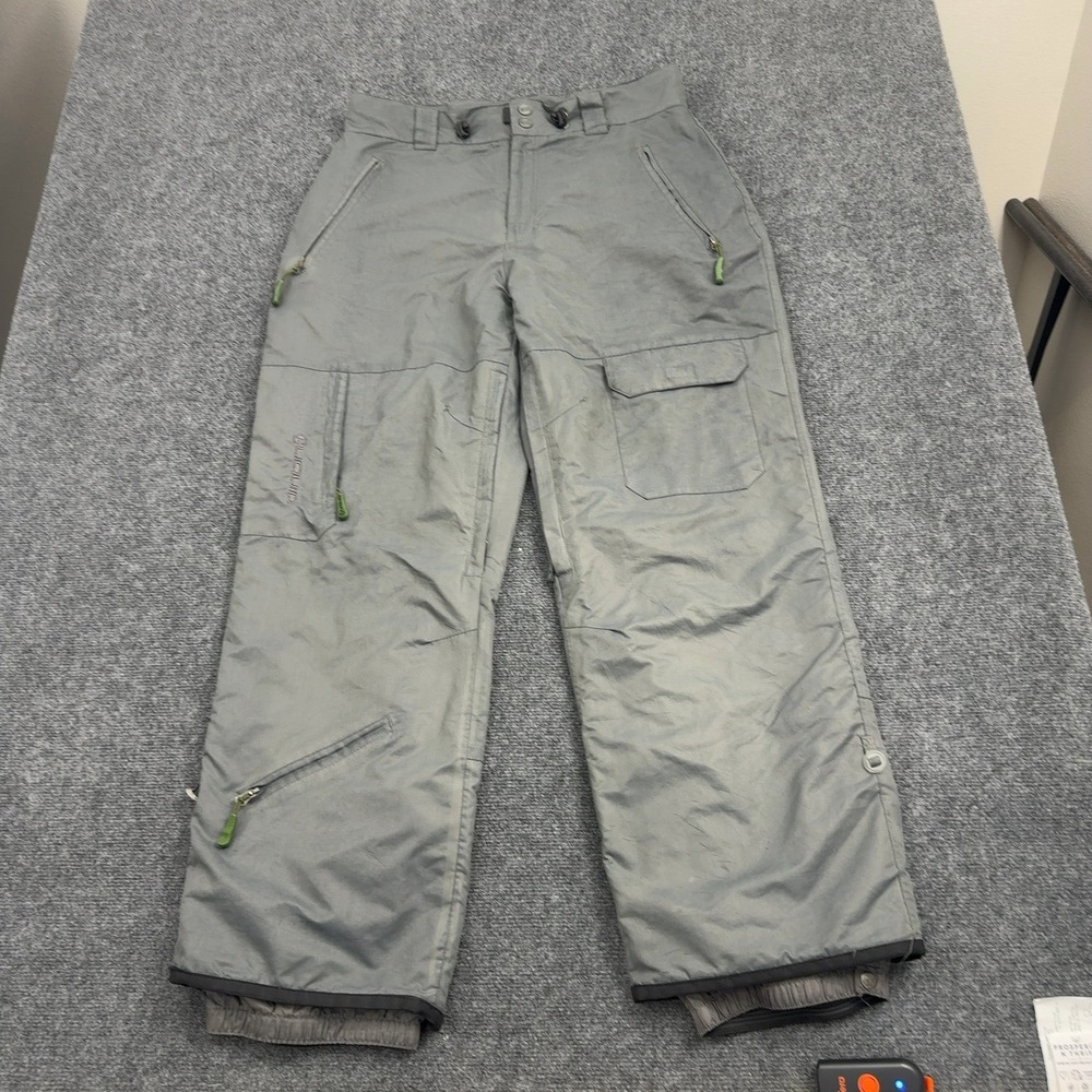 Liquid Snow Pants Large Grey Polyester Waterproof Venture 5000 Ski Gorpcore